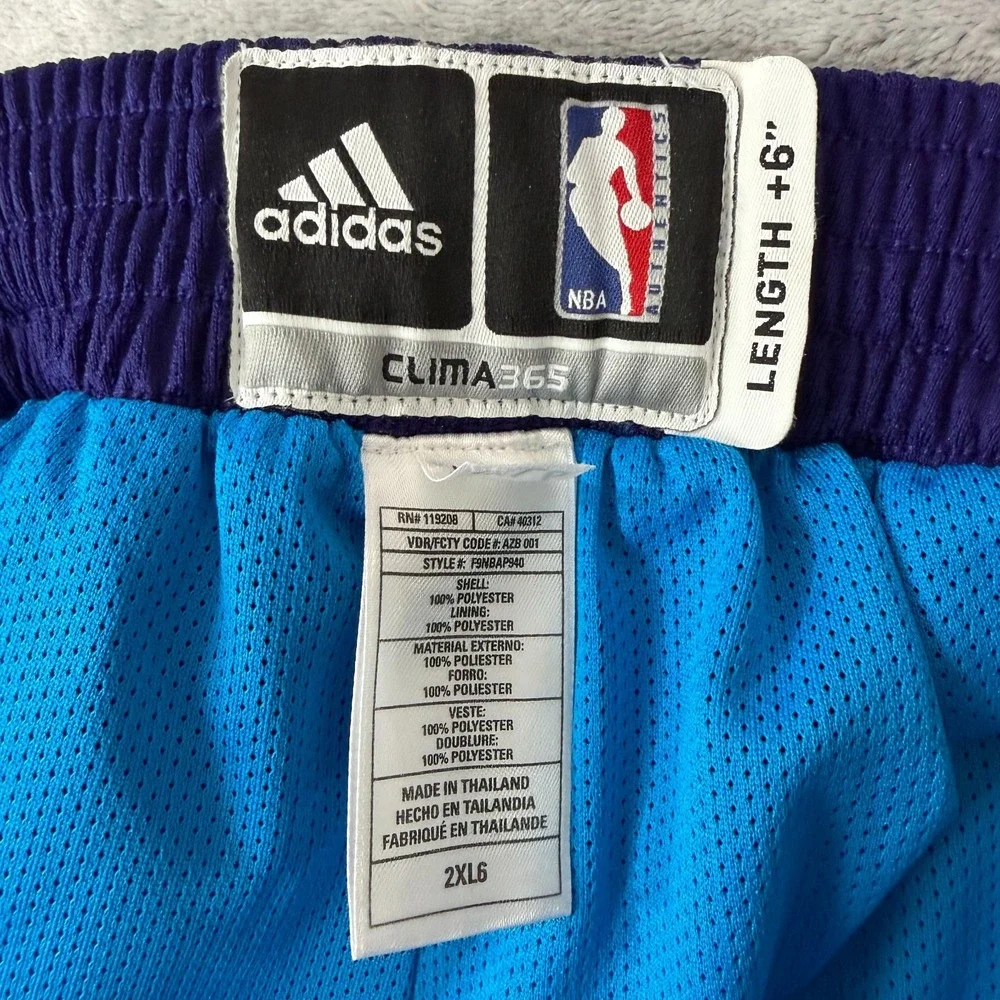 New Orleans Hornets Team Issued Tear Away Adidas Pants 2009/10 Season 2XLT +6
